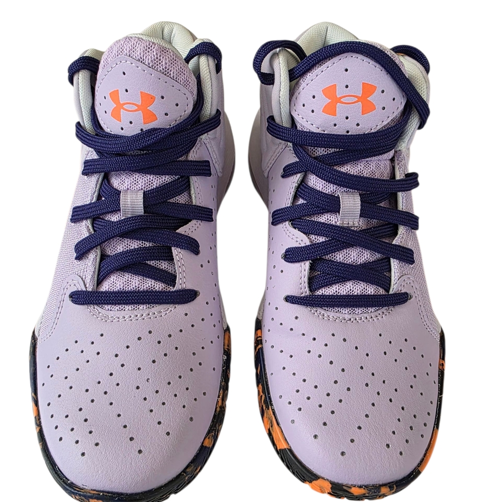 Under Armour Kids' Purple and Orange Shoes